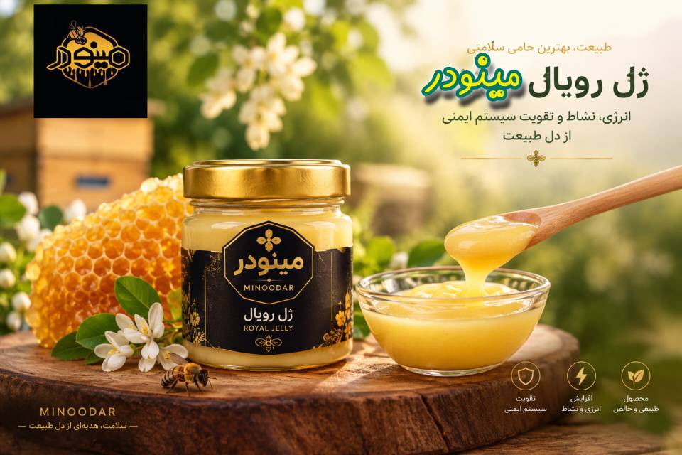 ژل رویال یا شاه انگبین چیست؟ سفر به دنیای اکسیر حیات و رازهای سلامت بی‌پایان