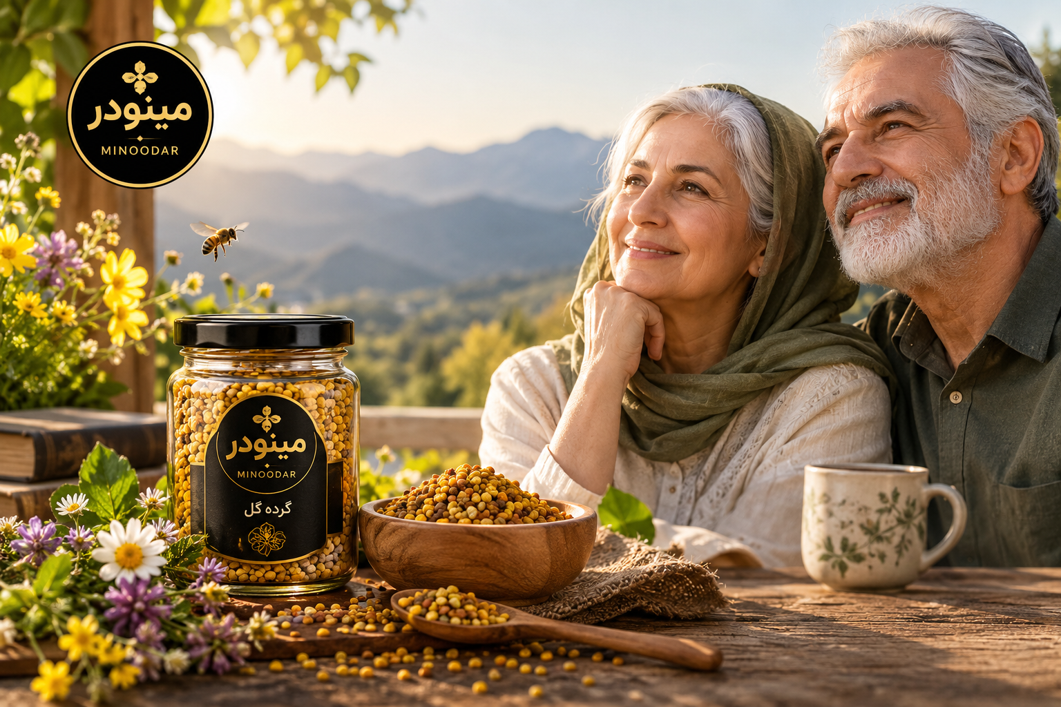 راز سلامتی در سنین بالا: چرا گرده گل معجزه طبیعت برای سالمندان است؟