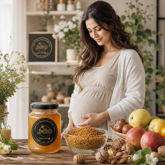 تاثیر عسل درمانی و گرده گل در خانمهای باردار: راهنمای جامع مصرف، فواید و نکات ایمنی