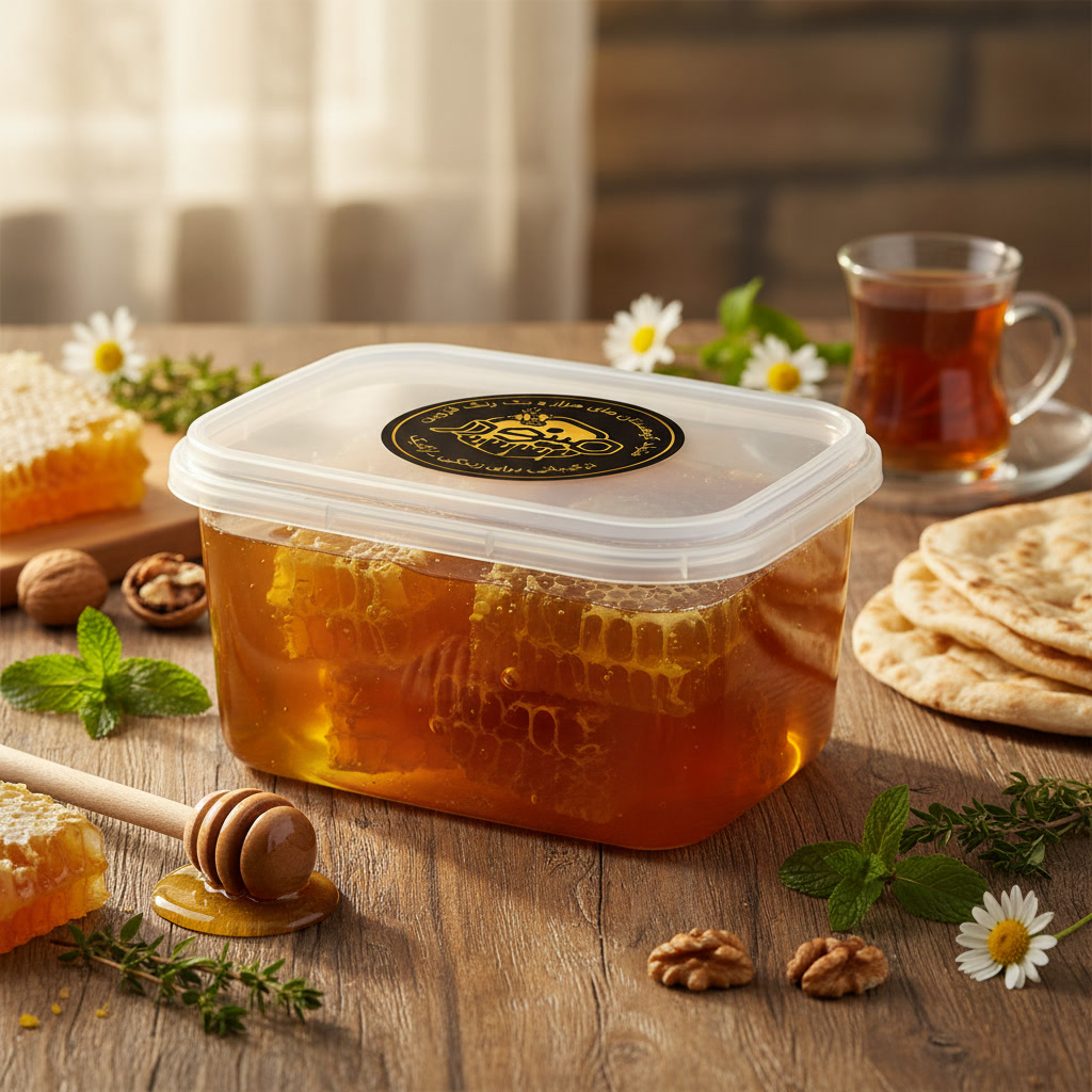 عسل چهل گیاه سبدی مینودر